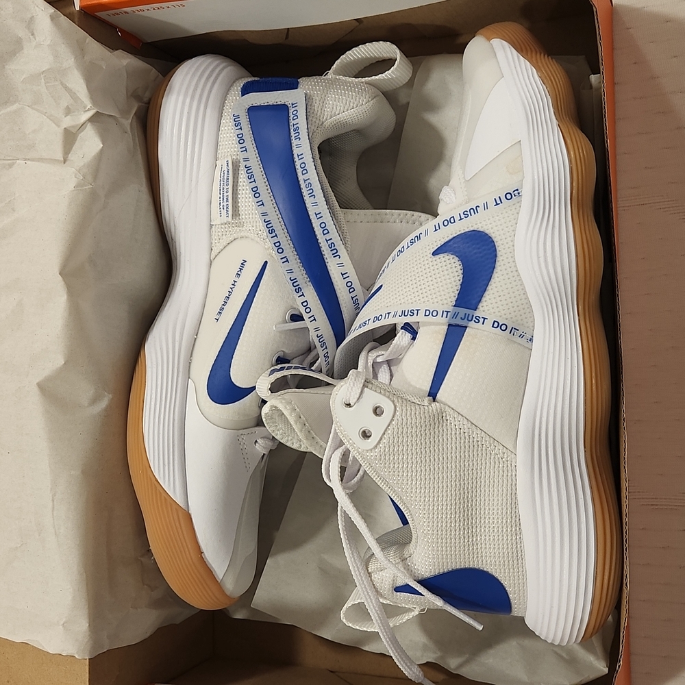Nike React Hyperset W 8.5 White / Game Royal New in Box